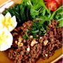 チャーシューの煮汁で魯肉飯。