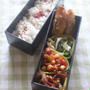 今日のお弁当＆朝から一人撮影