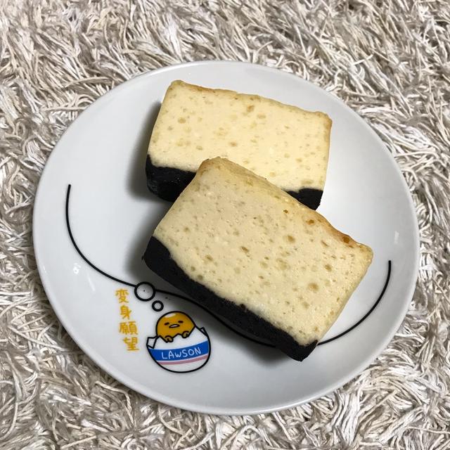 【夏のお菓子】冷やして楽しもう☆パウンドケーキ型で☆ベイクドチーズケーキ【生クリームなし】