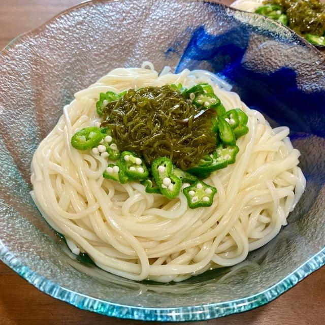 ポン酢入りの麺つゆで冷やしぶっかけ麺！