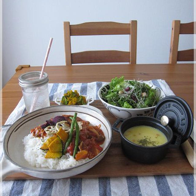 ハヤシライスでおうちカフェ