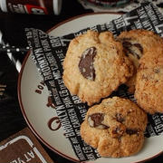 冬のコーヒータイムにお勧め♡チョコとくるみのアメリカンドロップクッキー