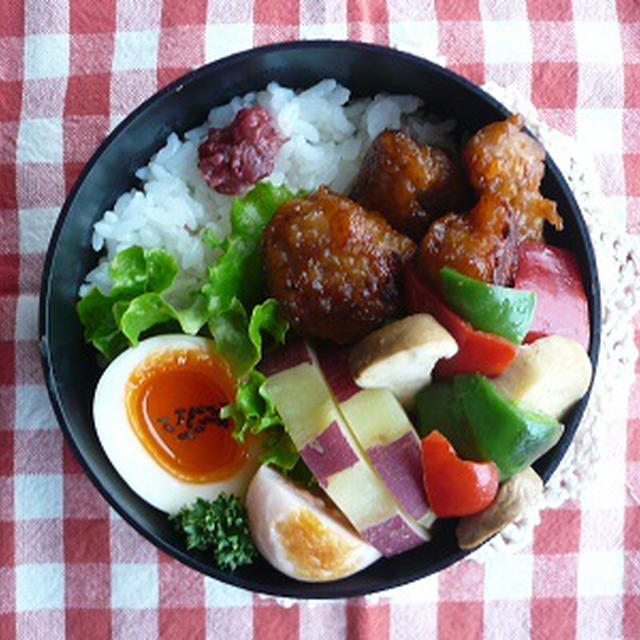 豚肉の甘酢炒め弁当♪