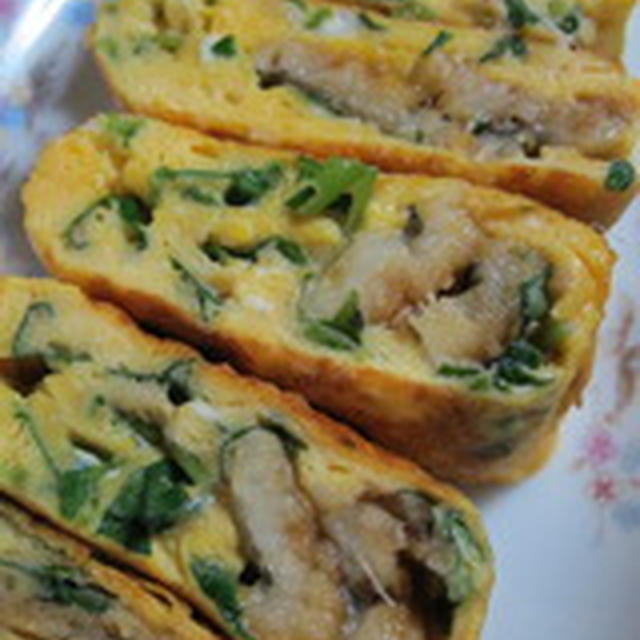 「穴子と三つ葉のたまご焼き」