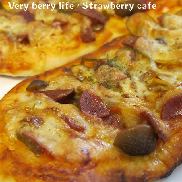 春休みラストは手作りpizza！
