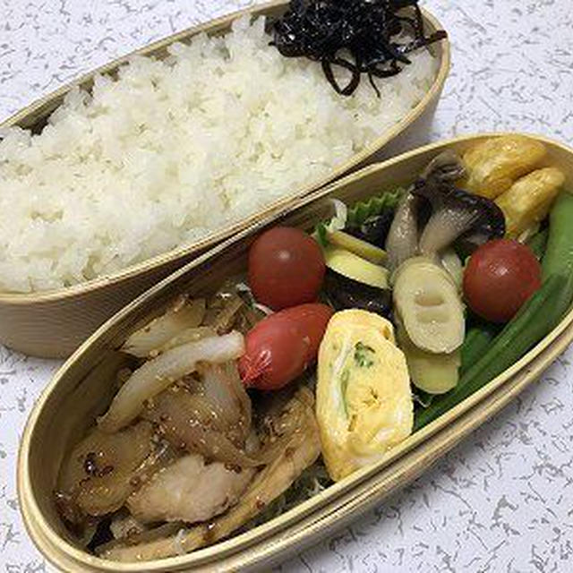 豚肉の粒マスタードソテー弁当