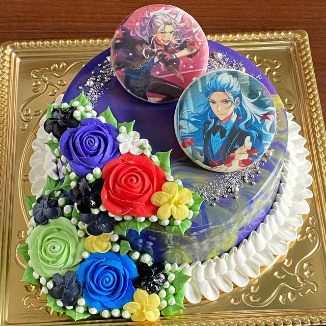 推しの誕生日ケーキ あんスタ 乱凪砂ハッピーバースデー By 青野水木さん レシピブログ 料理ブログのレシピ満載