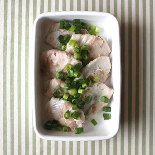 レンジで簡単お弁当おかず。長いもの豚しそ巻き