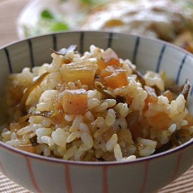 大根にゃくの混ぜごはん
