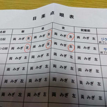 白内障　術後の眼科受診