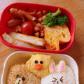 6月10日のお弁当　LINEキャラをお弁当にしてみたよ