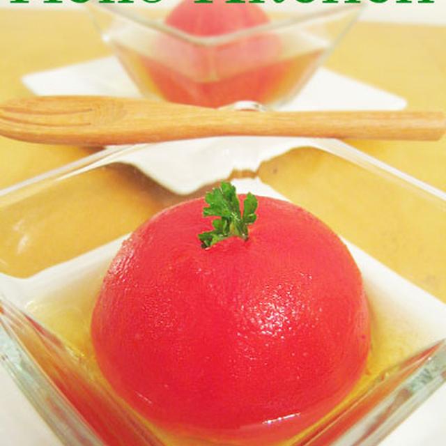 夏の冷製まるごとだしトマト