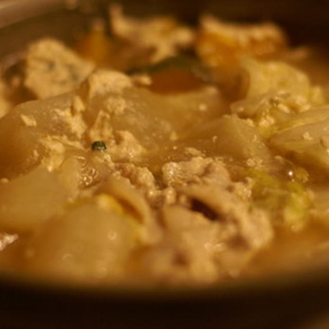 冬瓜と白菜と鶏団子の豆乳鍋【鍋レシピ006】