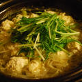生姜風味の鶏団子とゴボウ鍋【レシピ】