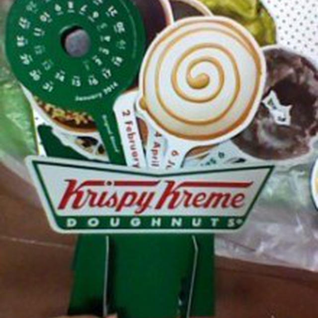 ゲット！ドーナツチケット付きクリスピークリームカレンダー
