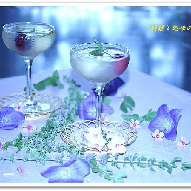 《七夕料理》スィーツと天の川ちらしのご紹介です。ちょっと幻想的にねっ＾＾