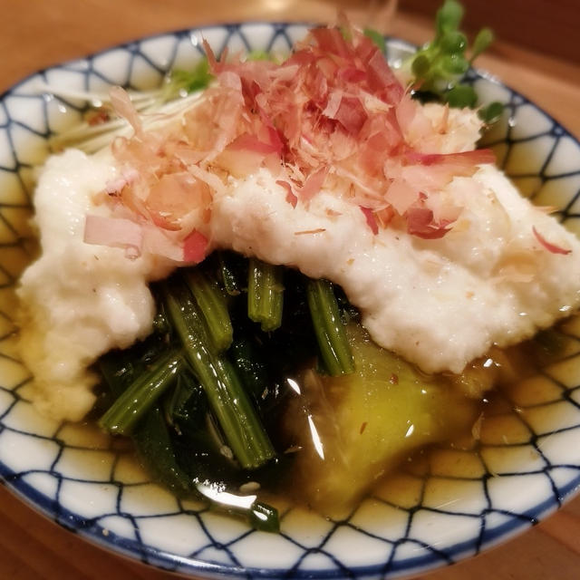 【立飲み】 長芋肉巻き！　[日本酒] 山形正宗 蔵付酵母仕込 純米 / 鳳凰美田 芳 純米吟醸 生詰