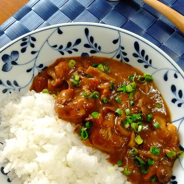 海老＆茄子＆きのこの和風カレー