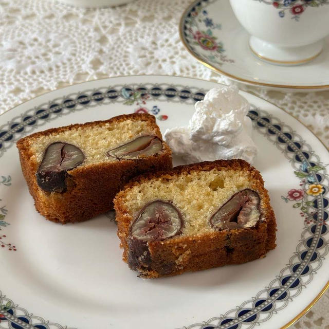 栗✨と✨ラム酒✨の✨ケーキ⭐️