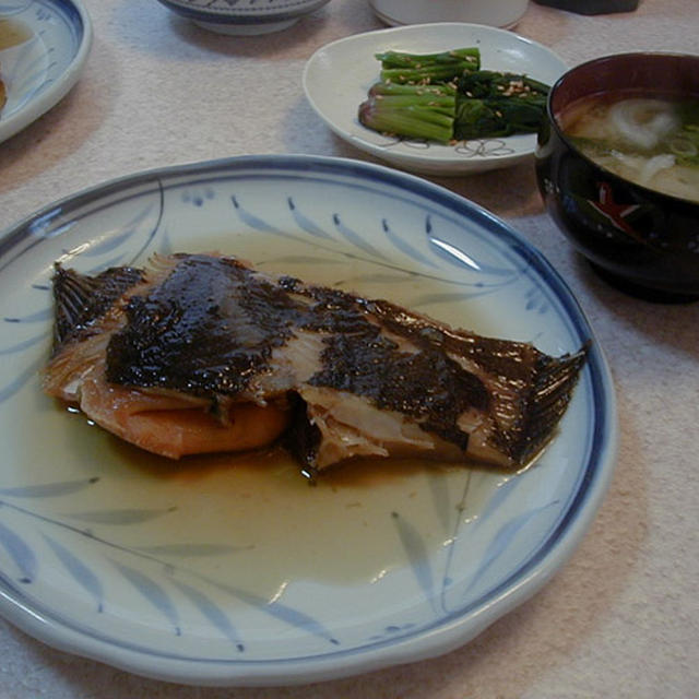 子持ち鰈の煮付け