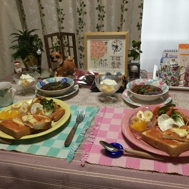 ワンプレートでブランチ