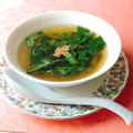 節約レシピ"レタスの中華スープ"