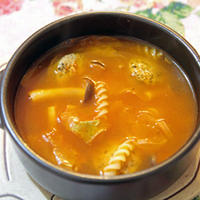 レンジでチンするだけのミネストローネ