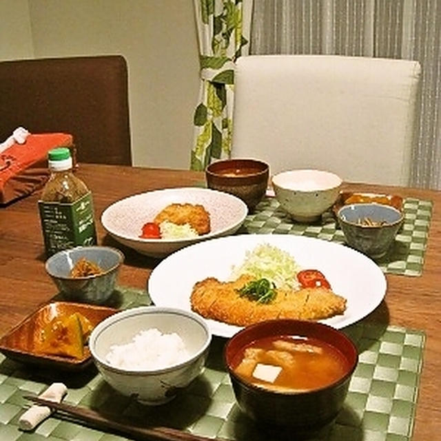 とんかつと南瓜の塩麹煮