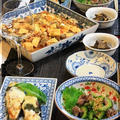 ◆麻婆豆腐に砂肝とゴーヤのマリネでおうちごはん♪～ゆるやか糖質制限中♪ by fellowさん