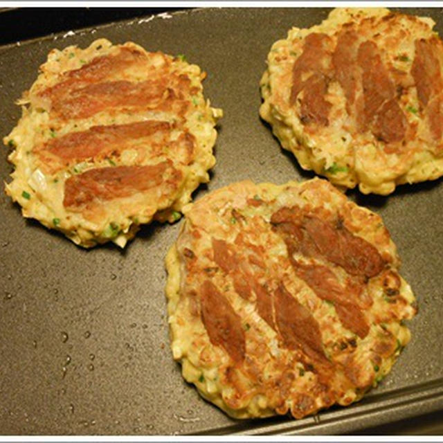 お好み焼きとちゃんぽん焼き