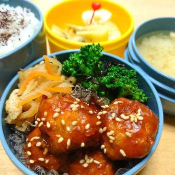 中学男子弁当★24日目