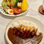 漆喰塗りで疲れて…またカツカレー(〃ω〃) &良いことあった♪