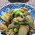 「豚ひき肉と絹揚げとキノコのすき焼き風煮物」