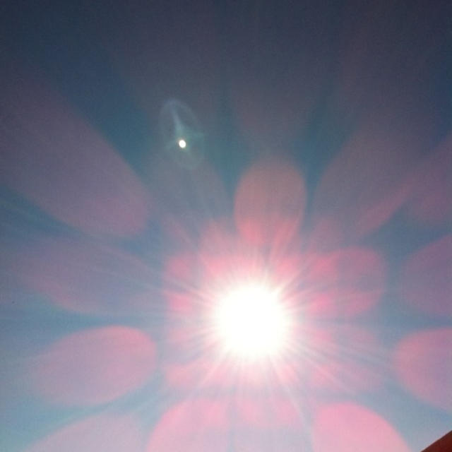 青の空