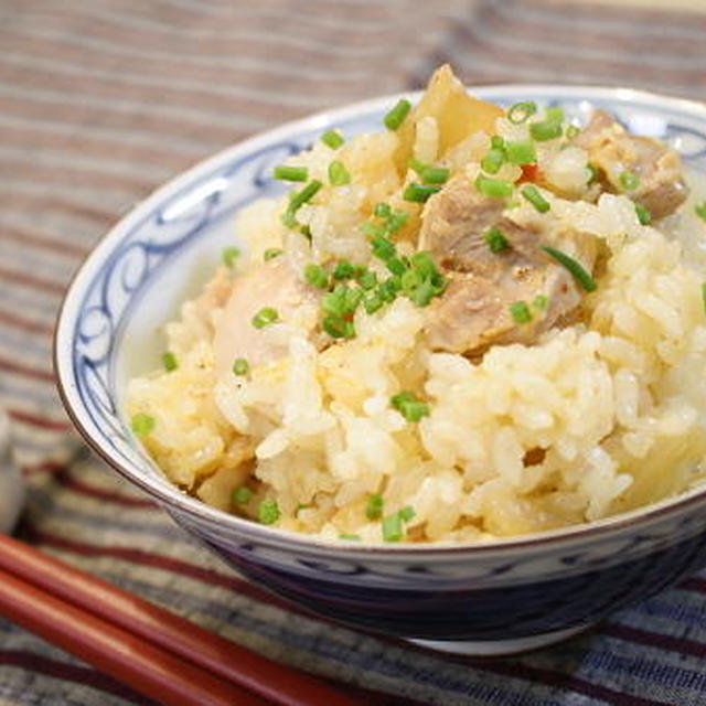 10/05/07　鶏肉とキムチの炊き込みご飯