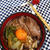 牛あん月見蕎麦
