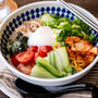 レンジで作る即席袋麺でビビン麺レシピ！と白い恋人