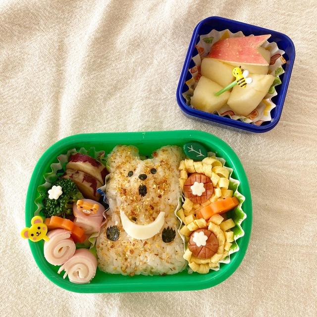 幼稚園のお弁当 今年最後のお弁当と息子の絵 By こと味さん レシピブログ 料理ブログのレシピ満載