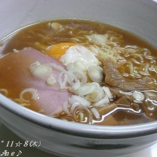 インスタント醤油味ラーメン♡