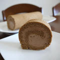 生チョコクリームのココアロールケーキ♪ by bvividさん