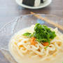 オーツミルクの明太クリームうどん