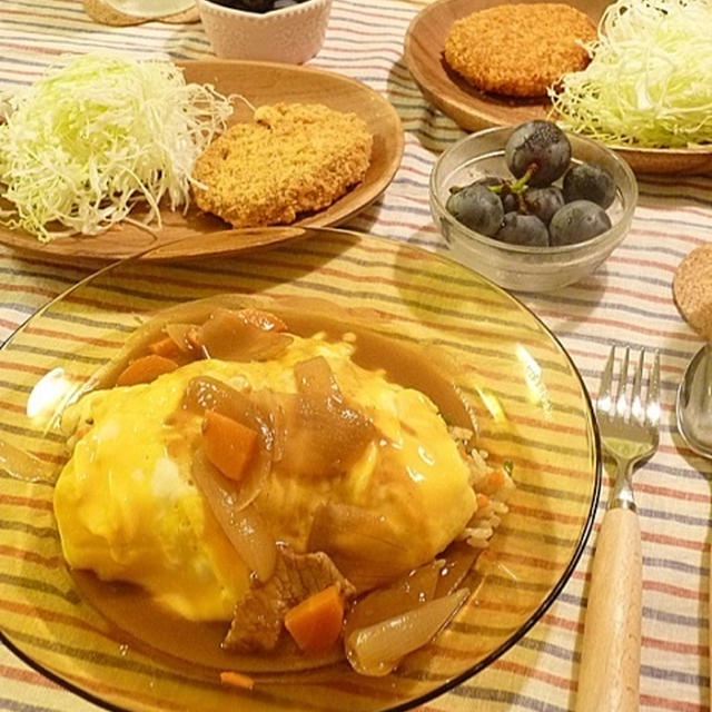 とろっとろカレーオムライス♡