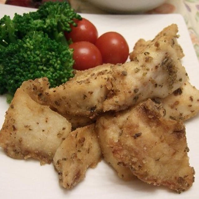 ハーブを使ったお料理で、キリリと冷えたシャルドネを♪