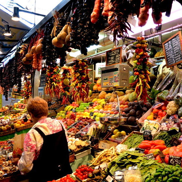 バルセロナの台所　サンジュセップ市場、サンタカタリーナ市場