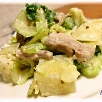 【レシピ】セロリとチキンの粒マスタードマヨサラダ