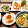 夏バテ気味な手抜き晩ご飯