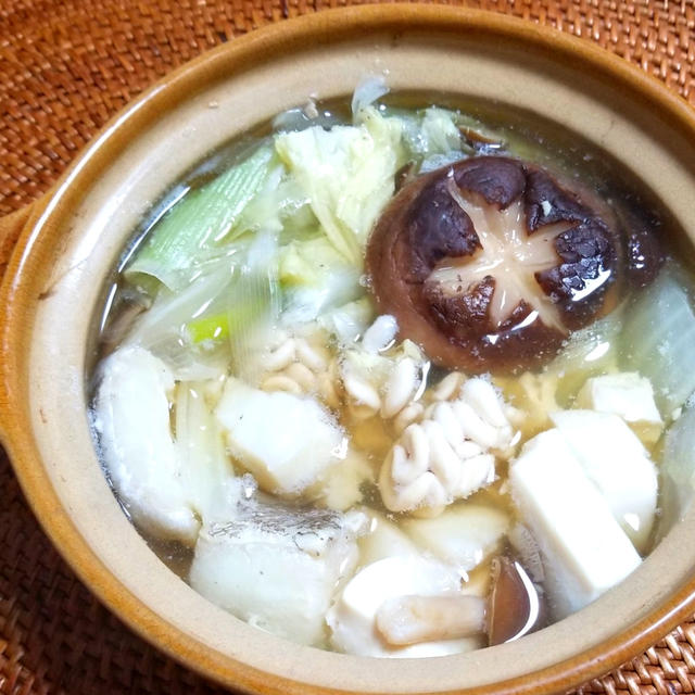 昨日はタラ鍋