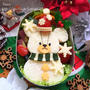 雪だるまジャッキーのサンドウィッチ【キャラ弁】