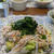 豚しゃぶサラダとだしと純米酒