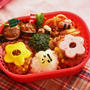 キャラ弁教室レポ☆春のみつばちくんの行進弁当☆
